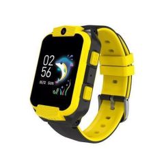 Chytré hodinky Cindy KW-41, černá-žlutá, pro děti, s fotoaparátem, GSM, CANYON CNE-KW41YB