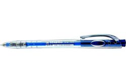 Kuličkové pero Liner 308, modrá, 0,3mm, stiskací mechanismus, STABILO