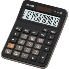 Kalkulačka stolní MX 12B, černá, 12místný displej, CASIO MX 12 B