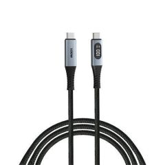 Verbatim  USB kabel, černá, USB-C / USB-C, 1,2 m, 100W, s displejem napájení, VERBATIM 31848