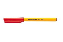 STAEDTLER  Kuličkové pero Stick 430 F, červená, 0,3 mm, s uzávěrem, STAEDTLER