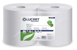 LUCART  Toaletní papír, 2vrstvý, v roli, průměr 28 cm, bílý ,balení 6 ks