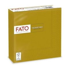 FATO  Ubrousky Smart Table, zlatá, 1/4 skládání, 33 x 33 cm, FATO 82594200 ,balení 50 ks