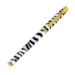 Pukka Pad  Kuličkové pero Wild Premium Zebra, černá, 0,7 mm, s víčkem, PUKKA PAD 8931-WLD(ZA)
