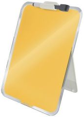 Leitz  Skleněná tabulka Cosy, žlutá, stolní, LEITZ 39470019