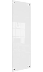 Nobo  Skleněná nástěnka Home, bílá, skleněná, 30 x 90 cm, NOBO 1915604
