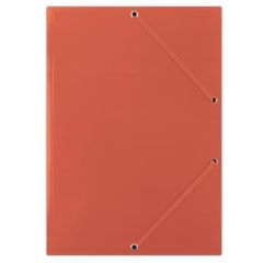 Donau  Desky s gumičkou Standard, červené, karton, A4, DONAU