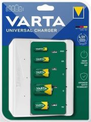 VARTA  Nabíječka baterií Universal, AA/AAA/C/D/9V, bez baterií, VARTA 57658101401