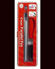 Plnící pero Parallel Pen, 1,5 mm, červený uzávěr, PILOT