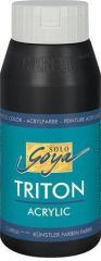 Akrylová barva TRITON SOLO GOYA, černá, 750 ml, KREUL