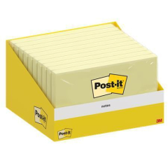 3M POSTIT  Samolepicí bloček, žlutá, 76 x 127 mm, 100 listů, 3M POSTIT 7100317839