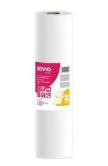 Papír na vyšetřovací stůl, bílá, 2-vrstvý, 49 cm x 50 m, 1 role, SOVIO PP20917