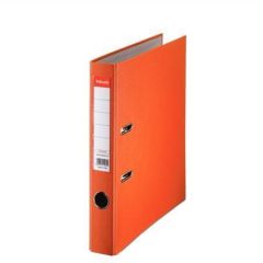 Pákový pořadač Economy, ochranné spodní kování, oranžová, 50 mm, A4, PP/karton, ESSELTE