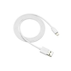 USB kabel MFI-1, bílá, USB - Lightning (Apple), 1 m, CANYON CNS-MFICAB01W