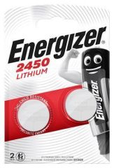 Baterie knoflíková, CR2450, 2 ks, ENERGIZER E300830701