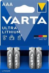 Baterie Ultra Lithium, AAA, 4 ks, VARTA ,balení 4 ks