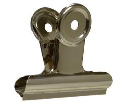 Klip na dokumenty, stříbrná, 63 mm, kov, 6 ks/balení, HGA0126 ,balení 6 ks