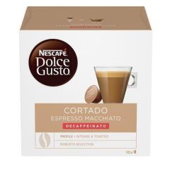 NESCAFE  Kapsle do kávovaru, 16 ks, NESCAFÉ Dolce Gusto Cortrado bez kofeinu