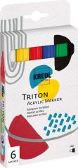 KREUL  Sada Akrylový fix TRITON, edge, 6 barev, KREUL ,balení 6 ks