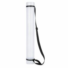 Tubus Premium, teleskopický, 80 × 600–1000 mm, PE/PP, transparent.bílá, RUMOLD