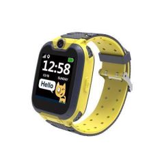 Chytré hodinky Tony KW-31, černá-žlutá, pro děti, s fotoaparátem, GSM, CANYON CNE-KW31YB