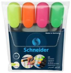 SCHNEIDER  Zvýrazňovač Job 150, sada, 4 barvy, 1-5 mm, SCHNEIDER