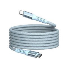 USB kabel, modrá, USB-C / USB-C, 1,2 m, 60W, magnetický, VERBATIM 31852