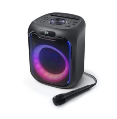 Reproduktor M-1803DJ, černá, Bluetooth, s mikrofonem, LED osvětlení, 150 W, MUSE M-1803 DJ