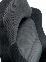 Manažerská židle Racer Plus, černé/šedé čalounění, černý podstavec, MAYAH 11187-01L