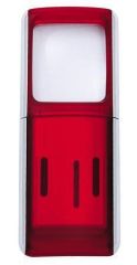 WEDO  Lupa, červená, 35 x 38 mm, s LED světlem, WEDO 2717502