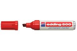 EDDING  Permanentní popisovač 500 červená, 2-7mm, klínový hrot, EDDING