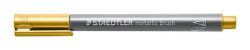 STAEDTLER  Štětcový fix Design Journey Metallic Brush, zlatá, 1-6 mm, STAEDTLER 8321-11