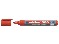 Popisovač na bílou tabuli a flipchart 360, červená, 1,5-3mm, kuželový hrot, EDDING
