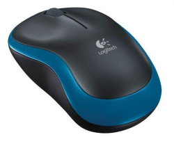 LOGITECH  Myš M185, modrá, bezdrátová, optická, LOGITECH