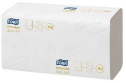 TORK  100297 Ručníky Premium Interfolded, extra bílý, papírové, skládané, systém H2, TORK