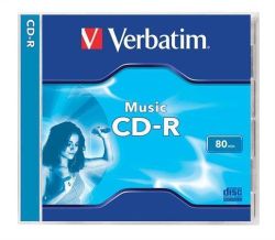 CD-R Audio 700MB, 16x, Verbatim Live it!, jewel box