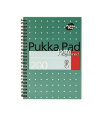 Pukka Pad  Blok Metallic Jotta, A5, čtverečkovaný, 100 listů, spirálová vazba, PUKKA PAD