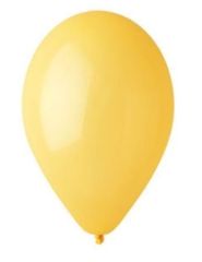 NO NAME  Balónek, žlutá, 26 cm ,balení 50 ks
