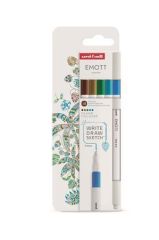 UNI  Fineliner Emott Island, 5 různých barev, 0,4 mm, UNI 302422262