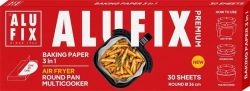 Alufix  Pečicí papír Premium 3v1, kulatý, průměr 36 cm, 30 ks, ALUFIX BPZ3IN1RUNI ,balení 30 ks
