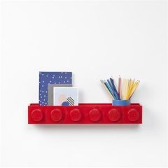 Polička Brick 6, červená, LEGO 41121730