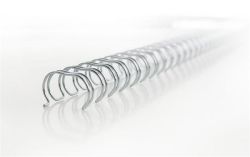 GBC  Hřbet WireBind, stříbrná, kovový, 3:1, 8 mm, 70 listů, GBC