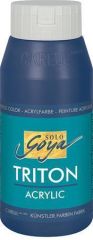 Akrylová barva TRITON SOLO GOYA, tm.modrá, 750 ml, KREUL