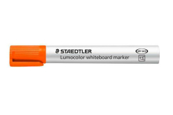 STAEDTLER  Popisovač na bílou tabuli Lumocolor 351 B, oranžová, klínový hrot, STAEDTLER