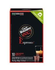 Kávové kapsle Espresso Cremoso, kompatibilní s Nespresso, 10 ks, CAFFÉ VERGNANO 2295402 ,balení 10 ks