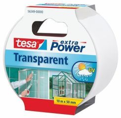 TESA  Lepicí páska Extra Power 56349, transparentní, zpevněná textilem, 50 mm x 10 m, TESA