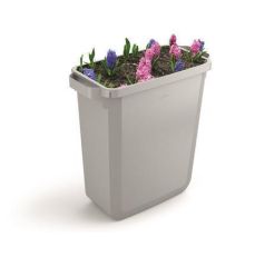 Odpadkový koš DURABIN ECO, šedá, 60 l, plast, DURABLE 1800503050