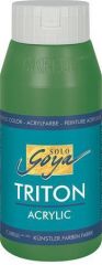 KREUL  Akrylová barva TRITON SOLO GOYA, listová zelená, 750 ml, KREUL