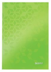 WOW Leitz  Zápisník Wow, zelená, čtverečkovaný, A5, tvrdé desky, 80 listů, LEITZ