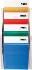 HELIT  Držák na katalogy, stříbrná, nástěnný, A5, 4 oddíly, HELIT H6270200